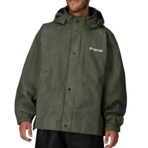 Frogg Toggs Olive Green Sz XL Hooded Men's Rain Jacket